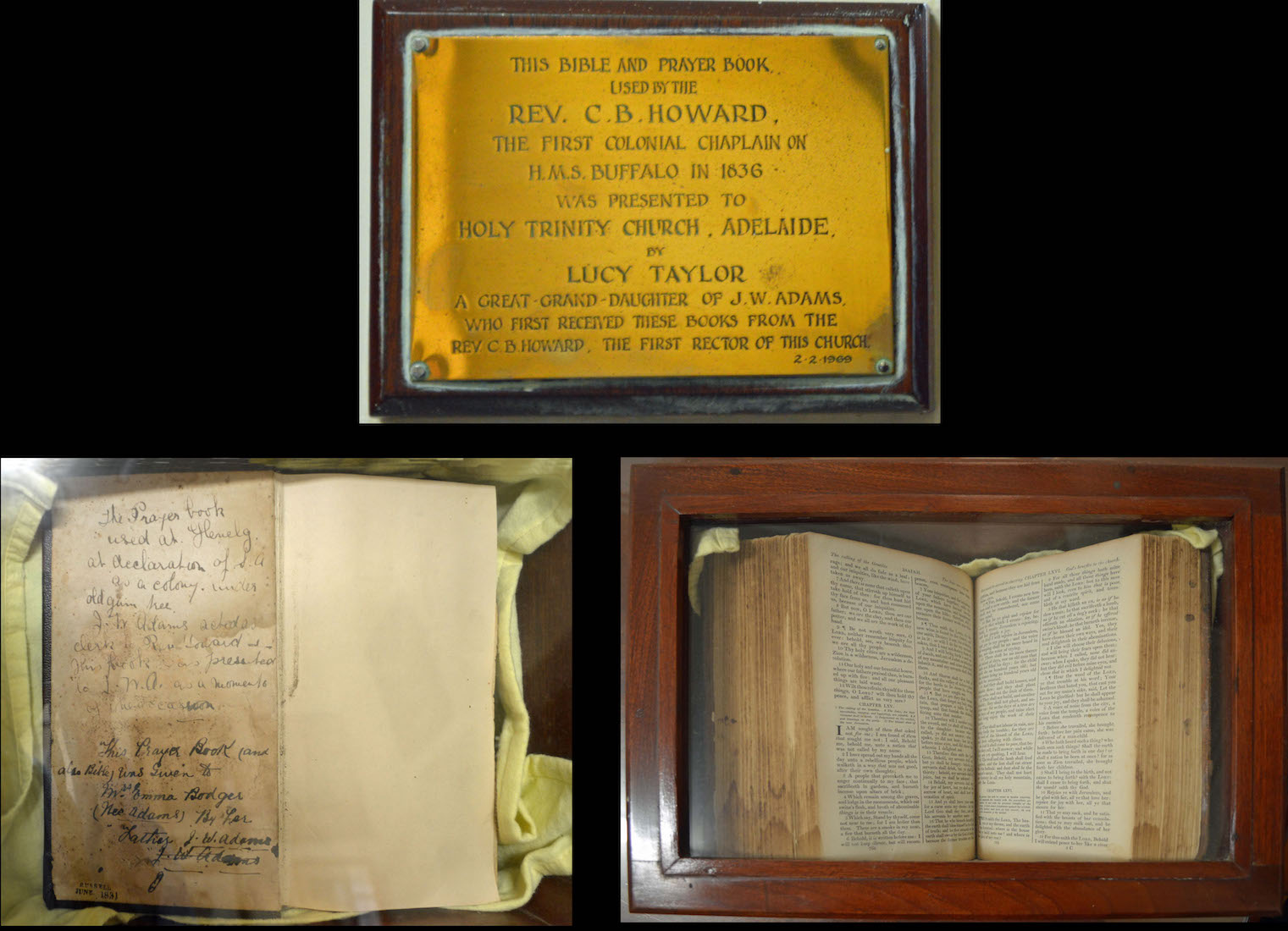 OldBiblePlaquePrayerBook