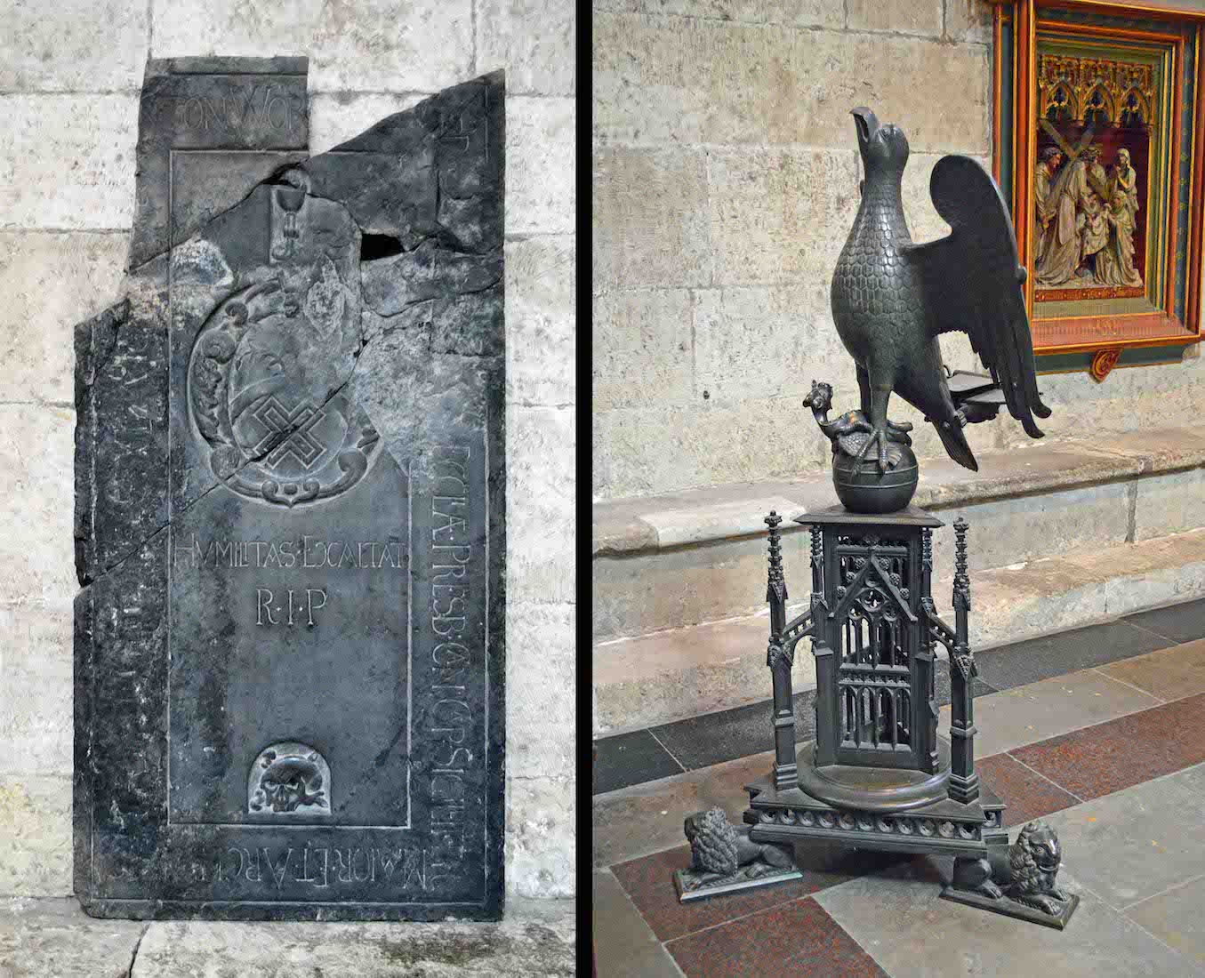 AncientHeadstoneEagleLectern