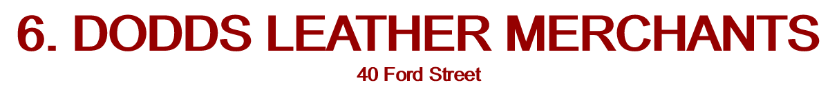 6. DODDS LEATHER MERCHANTS 40 Ford