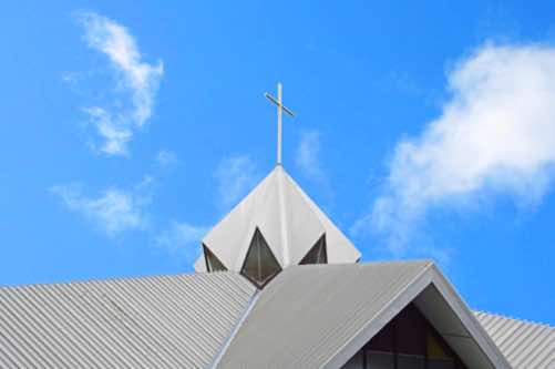 The small fluted turret is capped with a cross – the universal Christian symbol, reminding us of the death and resurrection of Christ.